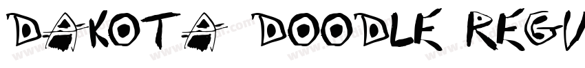 Dakota Doodle Regula字体转换